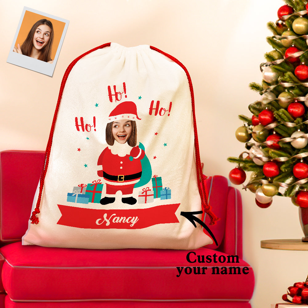 Custom Santa Sack – Festive Large Christmas Gift Bag