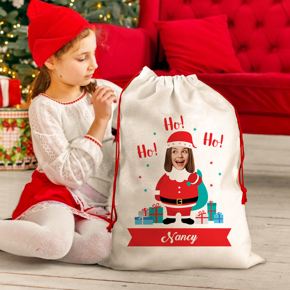 Custom Santa Sack – Festive Large Christmas Gift Bag