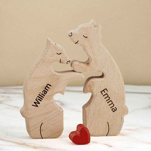 Wooden Bear Name Puzzle – Personalized Family Keepsake - Customise Now