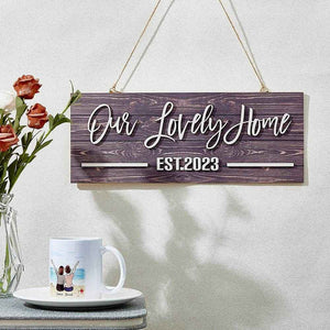 Custom Name Wood Sign – Personalized Wall Decor Plaque - Customise Now