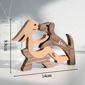 Custom Pet & Owner Name Wooden Blocks – Table Decor Gift - Customise Now