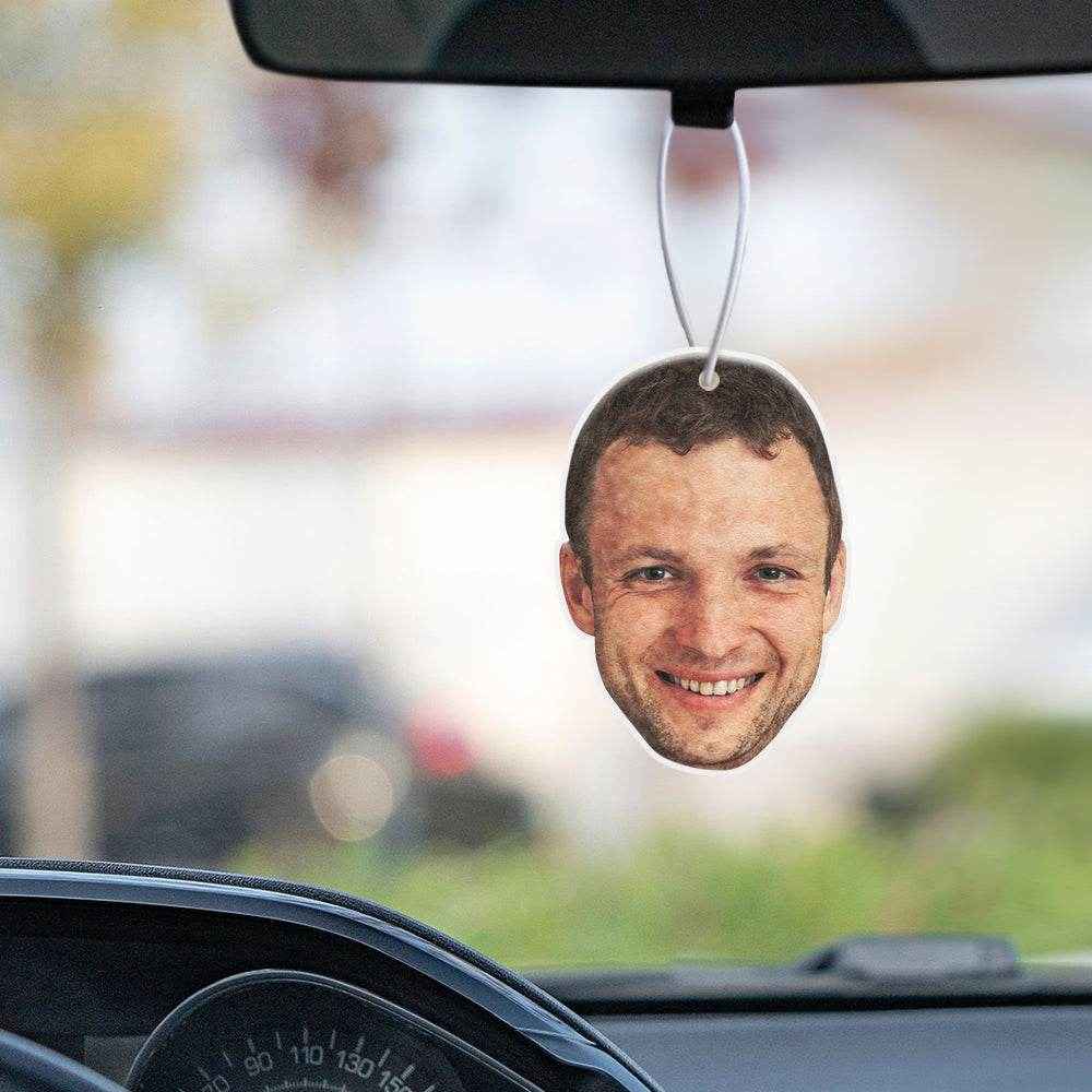 Custom Face Car Air Freshener – Personalized Rearview Mirror Ornament - Customise Now