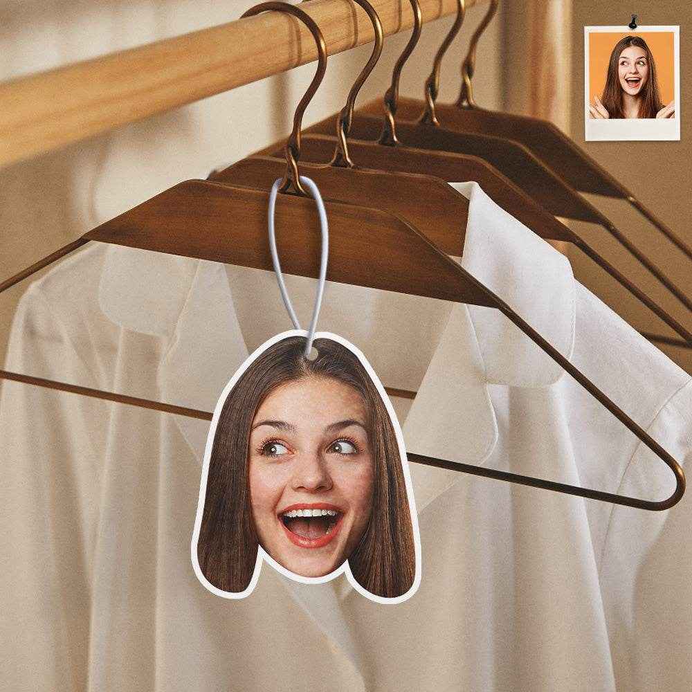 Custom Face Car Air Freshener – Personalized Rearview Mirror Ornament - Customise Now