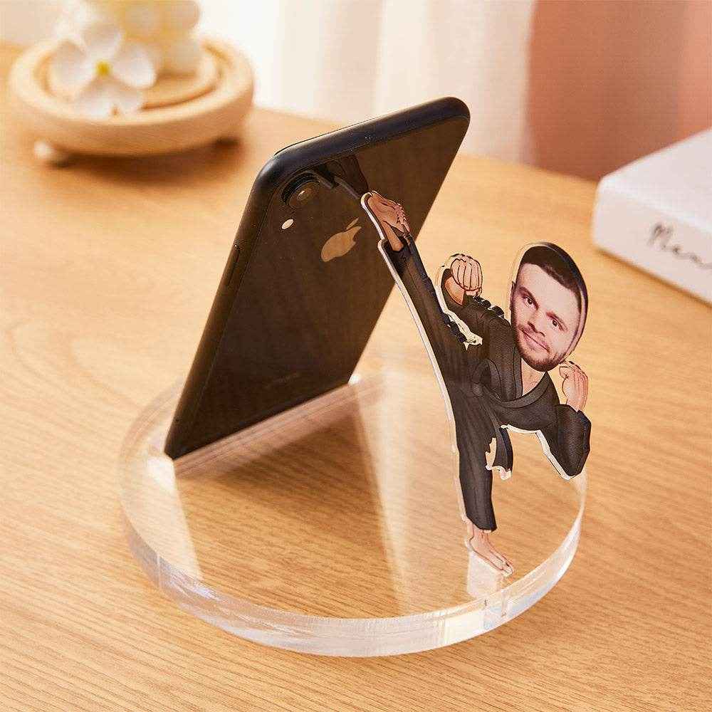 Personalized Photo Acrylic Phone Holder – Custom Fun Mobile Stand - Customise Now
