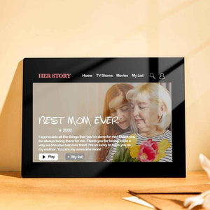 Custom Movie Poster Plaque – Personalized Photo & Text Gift for Her - Customise Now