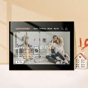 Custom Movie Poster Plaque – Personalized Photo & Text Gift for Her - Customise Now