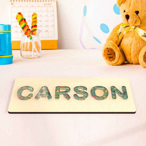 Custom Acrylic Name Puzzle – Personalized Montessori Toy Gift for Babies - Customise Now