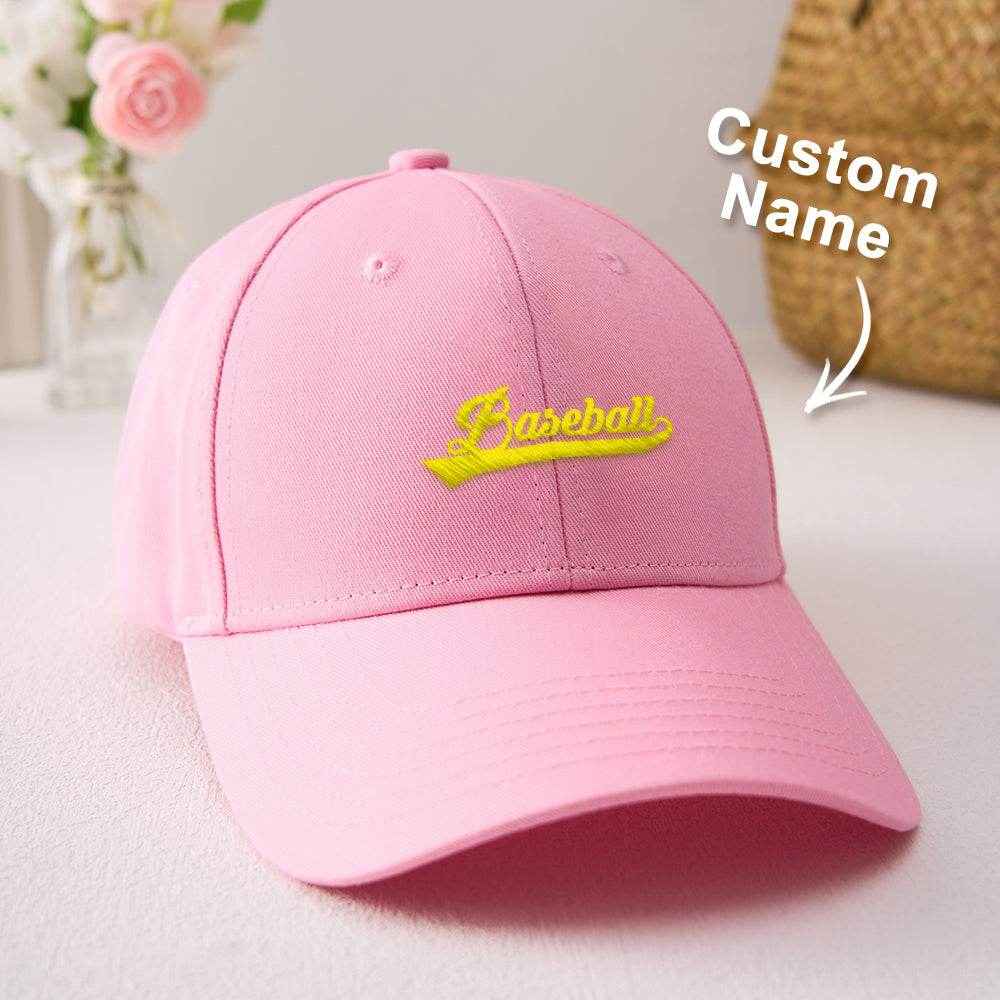 Personalized Team Caps – Custom Embroidered Name Hat - Customise Now