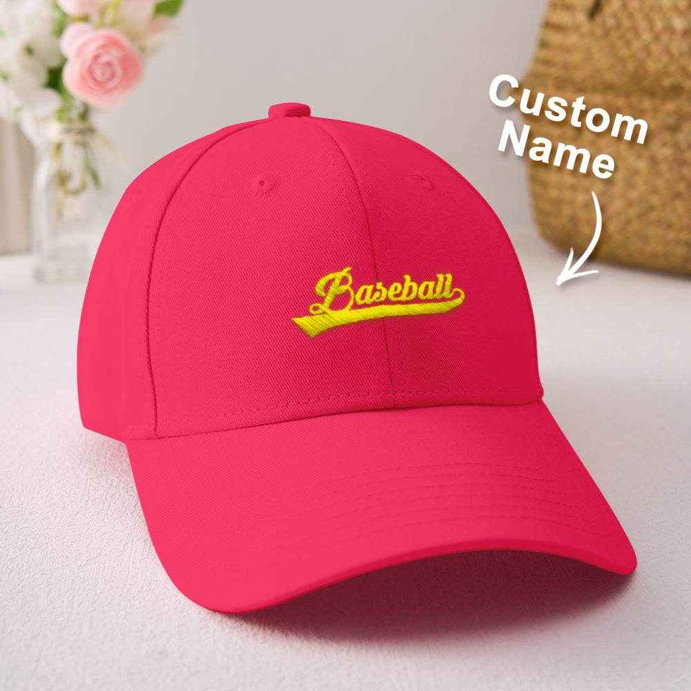 Personalized Team Caps – Custom Embroidered Name Hat - Customise Now