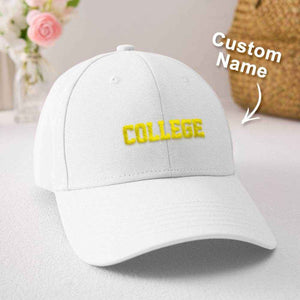 Personalized Team Caps – Custom Embroidered Name Hat - Customise Now
