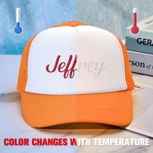 Custom Puff Print Trucker Hat – Personalized Temperature-Sensitive Color Changing Cap - Customise Now