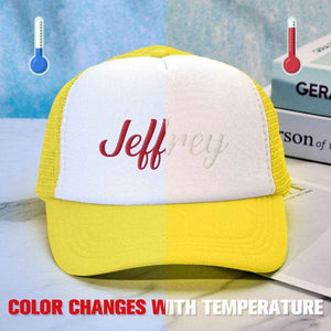 Custom Puff Print Trucker Hat – Personalized Temperature-Sensitive Color Changing Cap - Customise Now