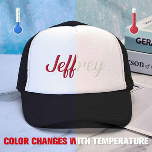 Custom Puff Print Trucker Hat – Personalized Temperature-Sensitive Color Changing Cap - Customise Now