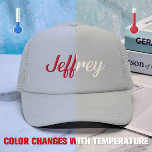 Custom Puff Print Trucker Hat – Personalized Temperature-Sensitive Color Changing Cap - Customise Now