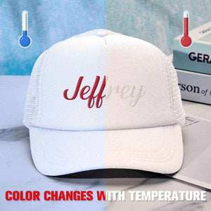 Custom Puff Print Trucker Hat – Personalized Temperature-Sensitive Color Changing Cap - Customise Now