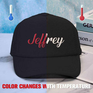 Custom Puff Print Trucker Hat – Personalized Temperature-Sensitive Color Changing Cap - Customise Now