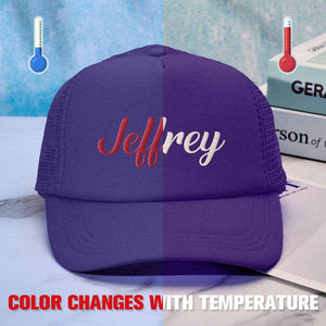 Custom Puff Print Trucker Hat – Personalized Temperature-Sensitive Color Changing Cap - Customise Now