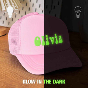 Custom Puff Print Trucker Hat – Personalized Glow-in-the-Dark Foam Cap - Customise Now