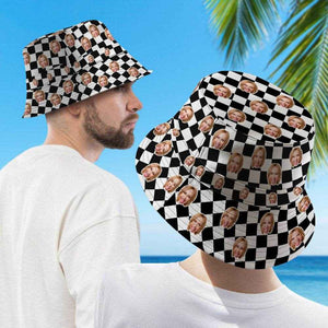 Custom Face Bucket Hat – Reversible Double-Sided Wear with Personalized Photo - Customise Now