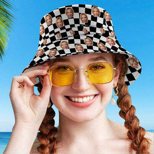 Custom Face Bucket Hat – Reversible Double-Sided Wear with Personalized Photo - Customise Now