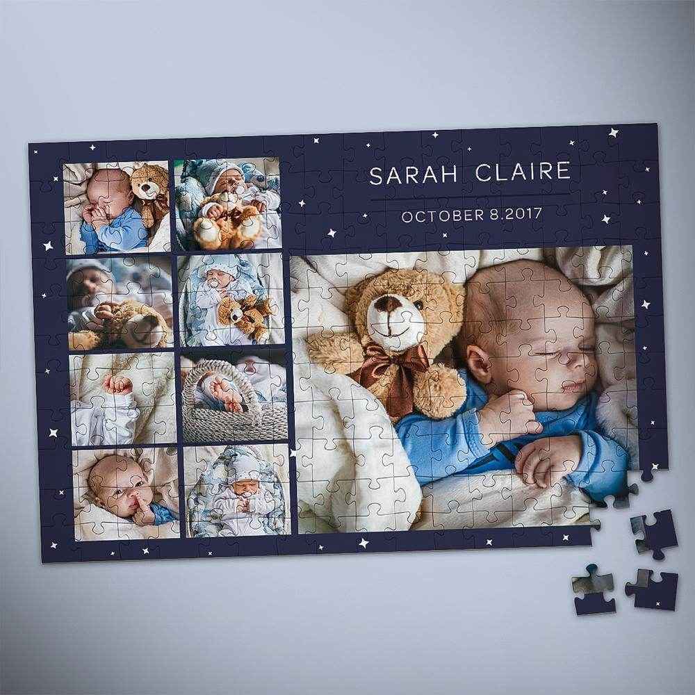 Custom Baby Photo Puzzle – 9-Picture Jigsaw Gift for Newborn - Customise Now
