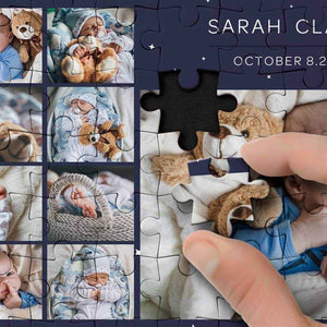 Custom Baby Photo Puzzle – 9-Picture Jigsaw Gift for Newborn - Customise Now
