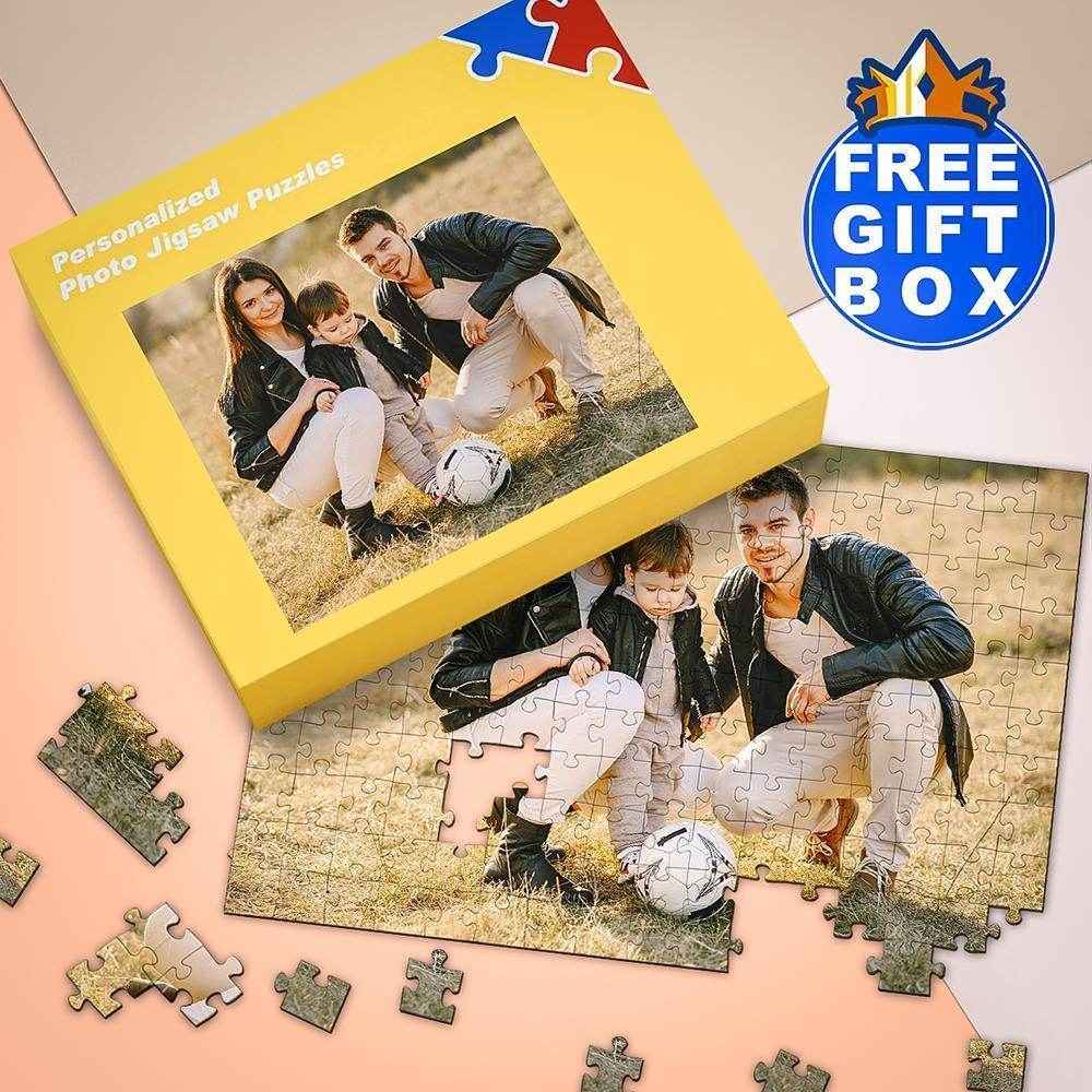 Custom Photo Jigsaw Puzzle – Personalized Cardboard Puzzle for All Ages - Customise Now