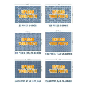 Custom Photo Jigsaw Puzzle – Personalized Cardboard Puzzle for All Ages - Customise Now