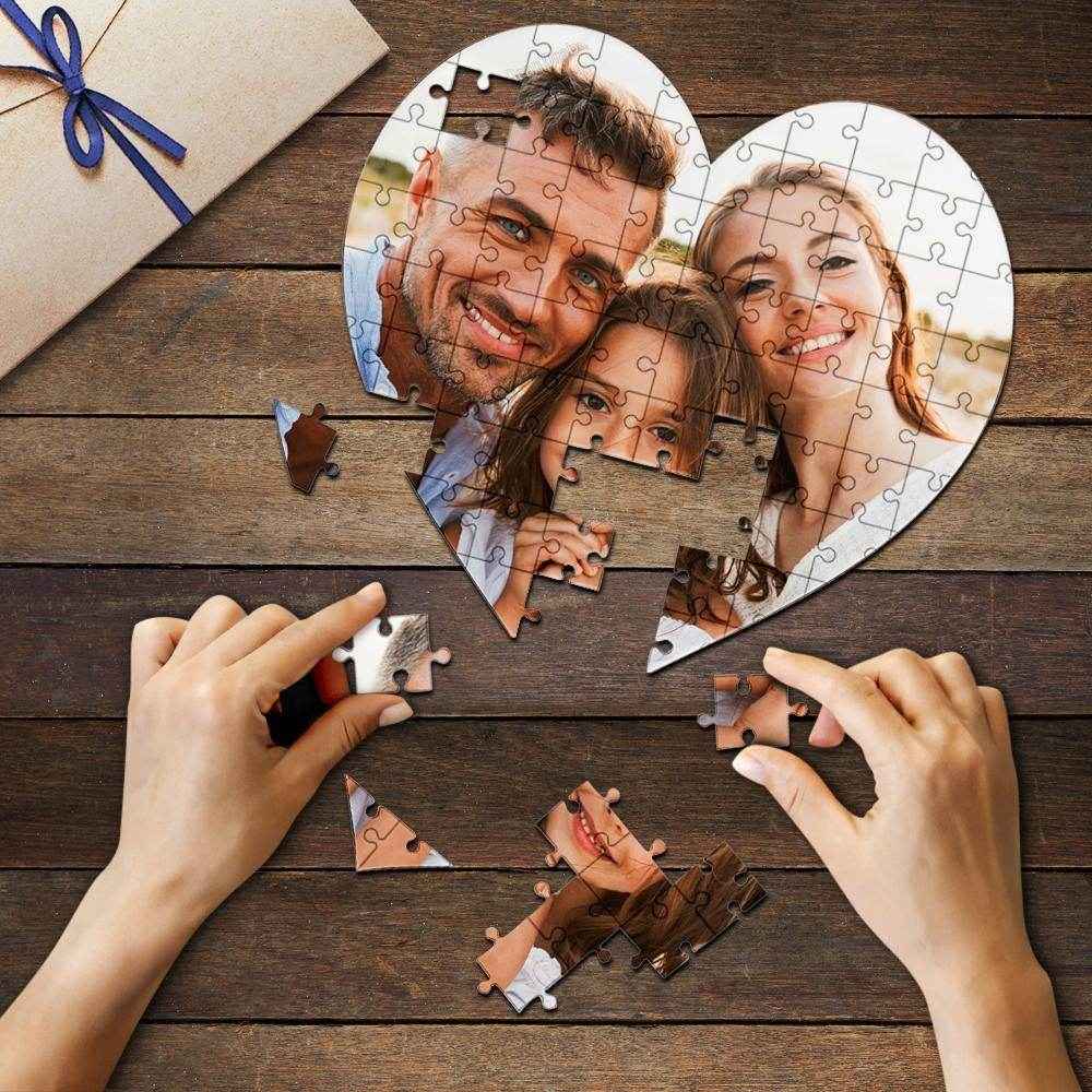 Custom Heart-Shaped Puzzle – Personalized with Your Own Design - Customise Now