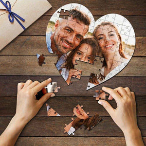 Custom Heart-Shaped Puzzle – Personalized with Your Own Design - Customise Now