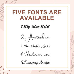 Outline Birth Flower Purse – Personalized Name Engraved Wallet - Customise Now