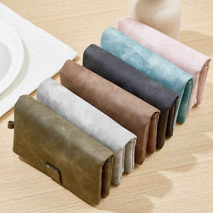 Outline Birth Flower Purse – Personalized Name Engraved Wallet - Customise Now