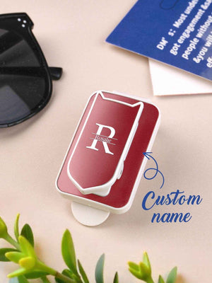 Personalized Name Car Sunglasses Holder – Custom Sun Visor Clip - Customise Now
