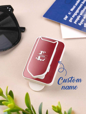 Personalized Name Car Sunglasses Holder – Custom Sun Visor Clip - Customise Now