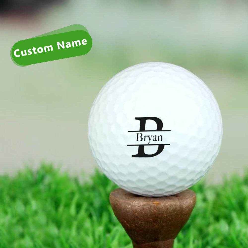 Personalized Engraved Name Golf Ball – Custom Monogram Gift for Golf Lovers - Customise Now