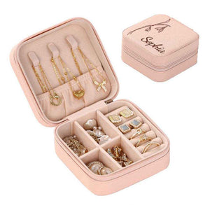 Personalized Birth Flower Jewelry Box – Custom Jewelry Organizer & Storage Gift for Her - Customise Now