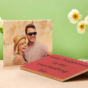 Personalized Horizontal Rectangle Photo Brick – Custom Building Block Gift - Customise Now