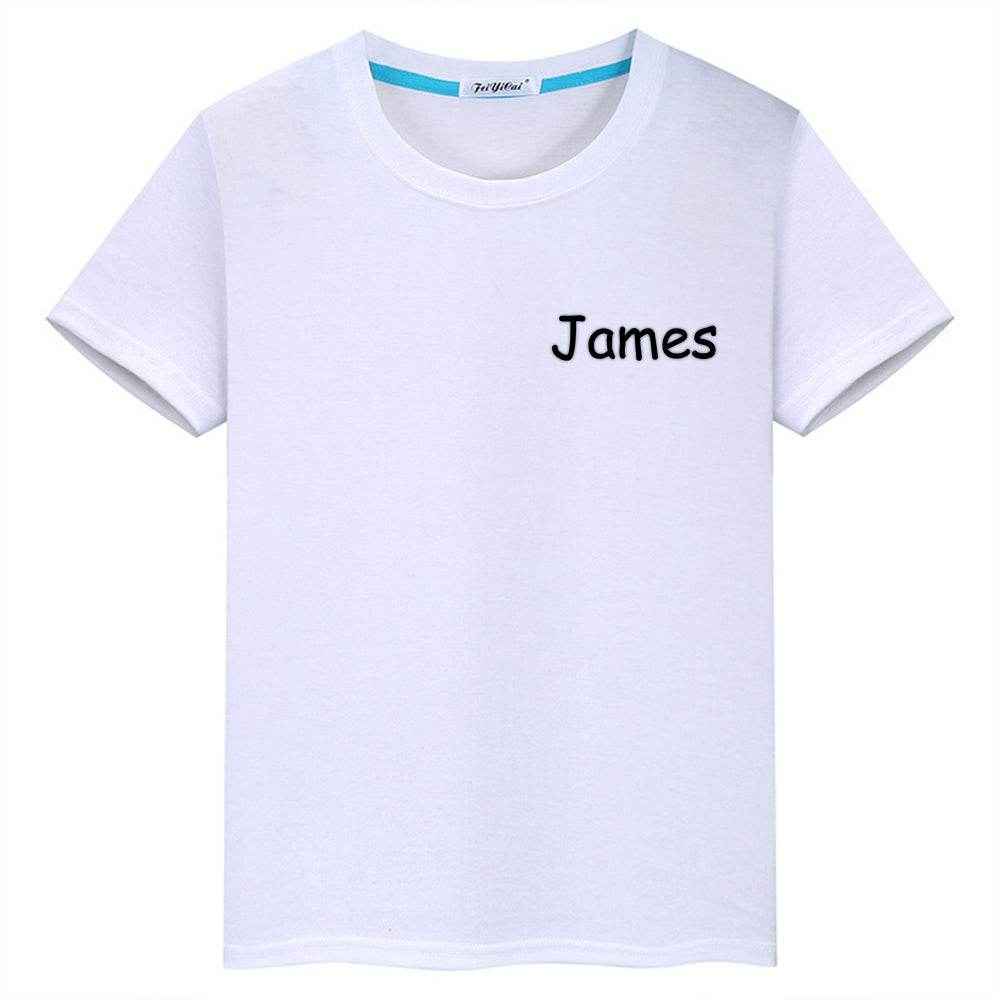 Personalized T-Shirt with Embroidered Name – Custom Gift for Kids - Customise Now