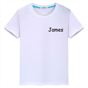 Personalized T-Shirt with Embroidered Name – Custom Gift for Kids - Customise Now