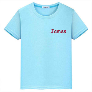 Personalized T-Shirt with Embroidered Name – Custom Gift for Kids - Customise Now