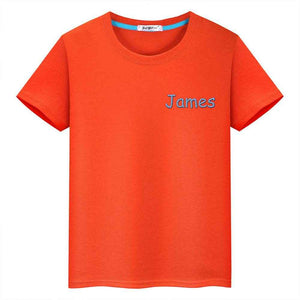 Personalized T-Shirt with Embroidered Name – Custom Gift for Kids - Customise Now