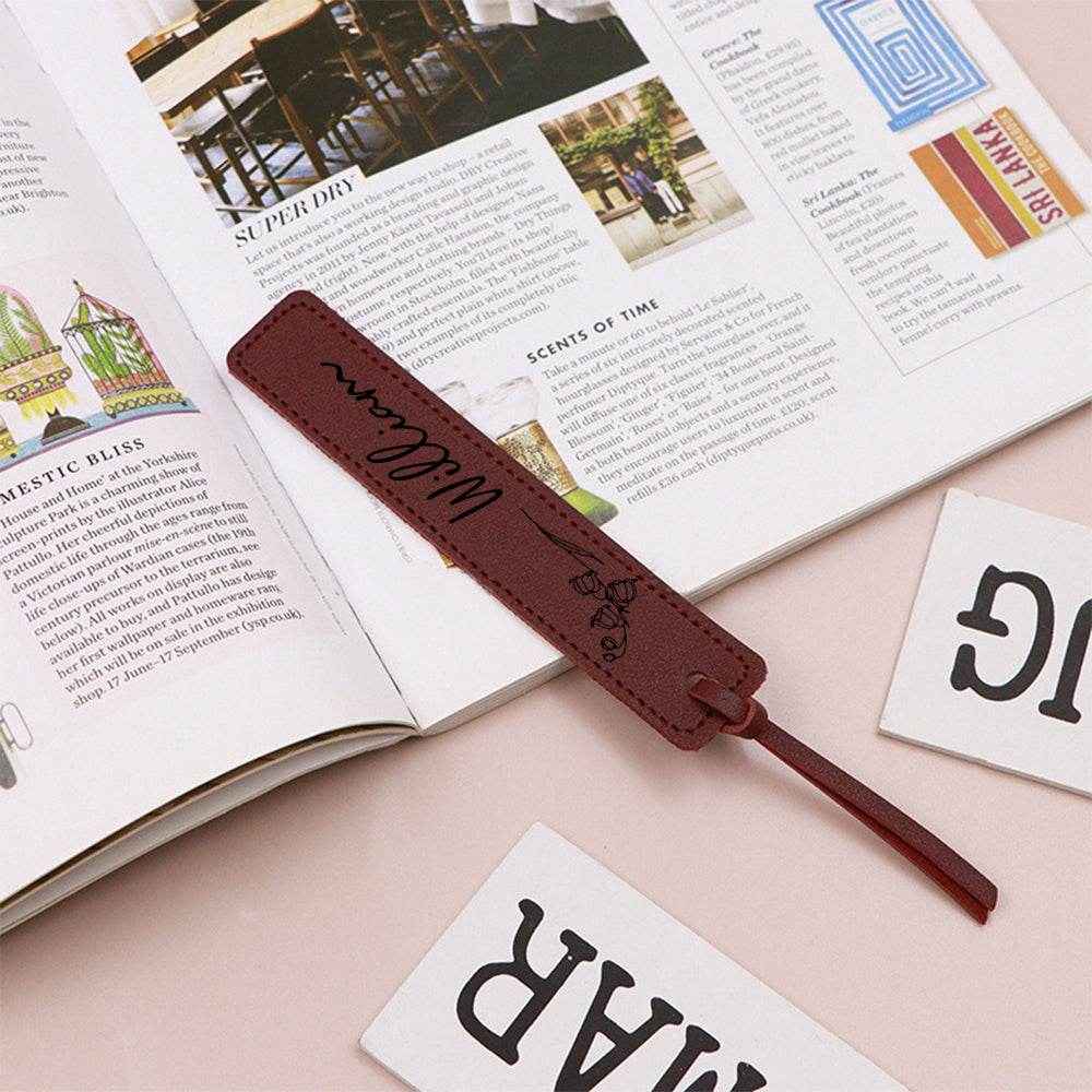 Custom Name Bookmark with Birth Month Flower – Personalized Floral Gift for Book Lovers - Customise Now