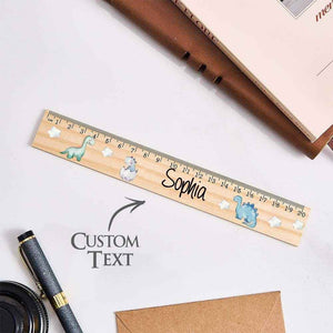 Personalized Wooden Name Ruler – Custom School Enrollment & Back-to-School Gift - Customise Now