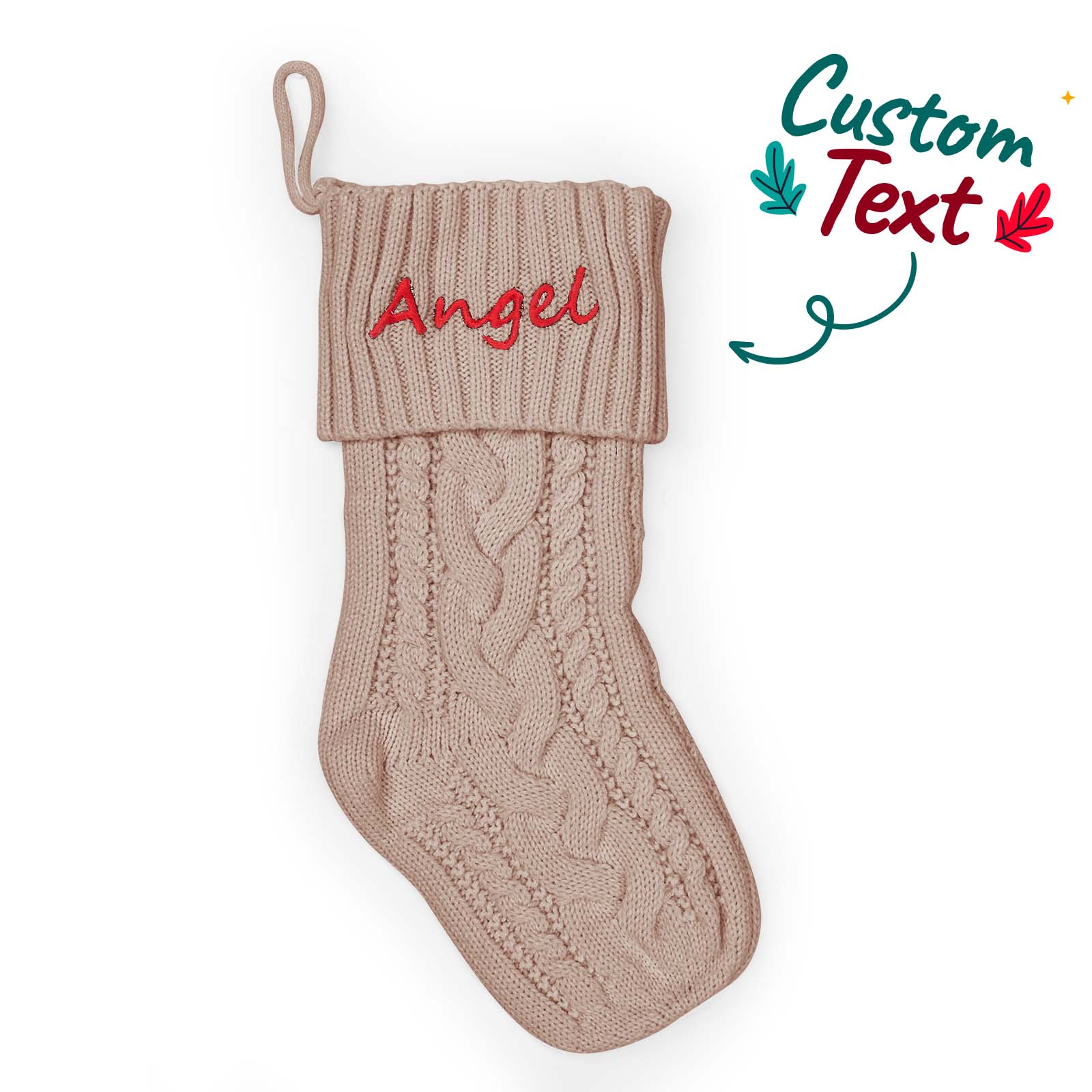Personalized Christmas Stocking – Custom Embroidered Holiday Décor