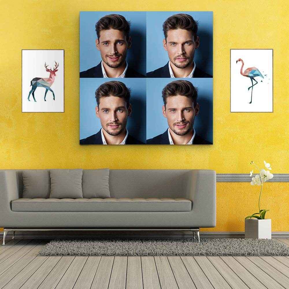 Custom Funny Character Expression Painting – Multiple Photo Personalized Art - Customise Now