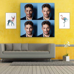 Custom Funny Character Expression Painting – Multiple Photo Personalized Art - Customise Now