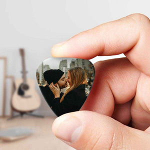 Personalized Photo Guitar Pick – Custom Music Gift for Musicians - Customise Now