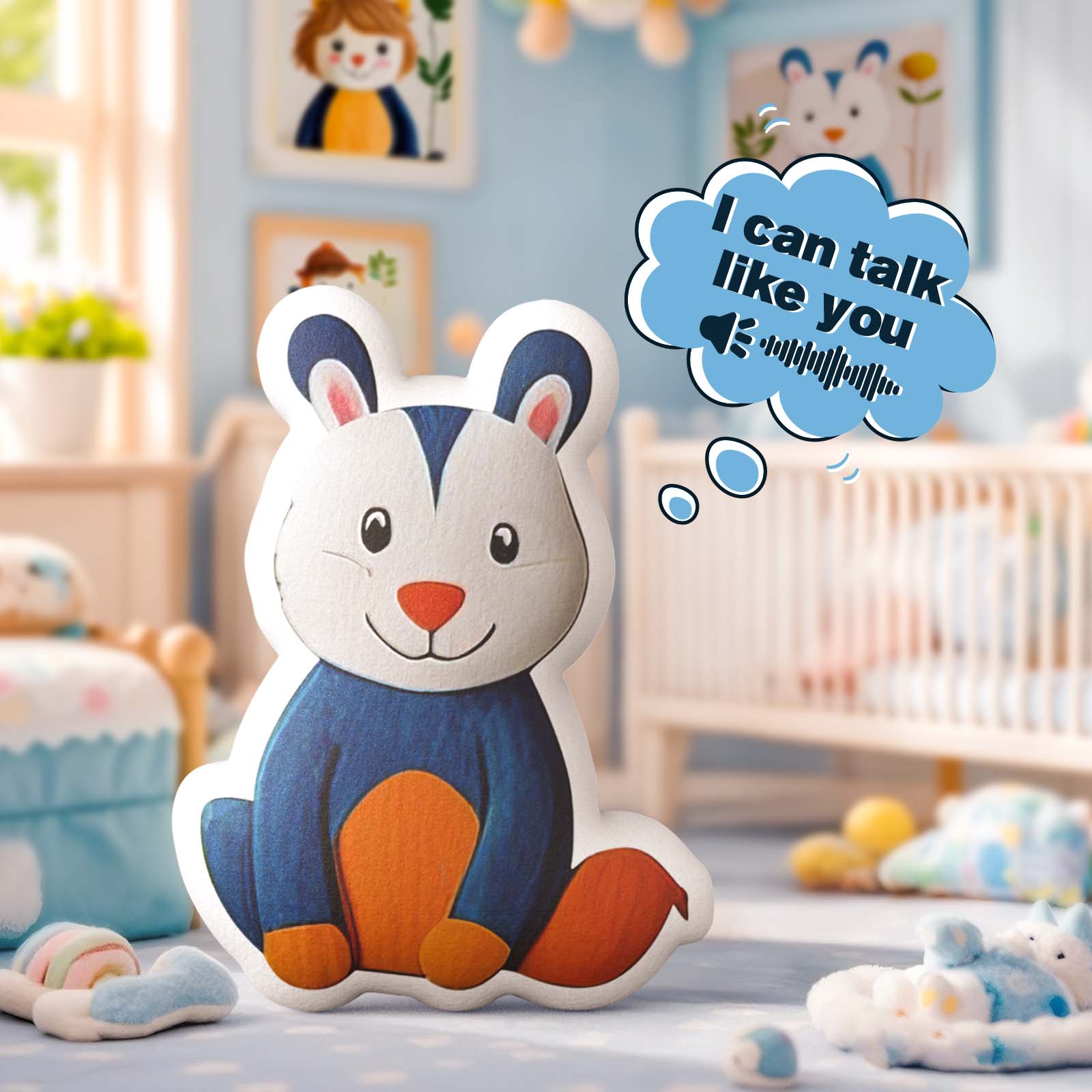 Custom Kids’ Drawing Sound Plush – Personalized Plush Toy from Artwork