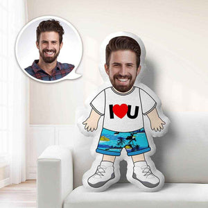 Minime Pillow – Custom Face and Clothes Personalized Doll Cushion - Customise Now