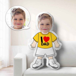 Minime Pillow – Custom Face and Clothes Personalized Doll Cushion - Customise Now